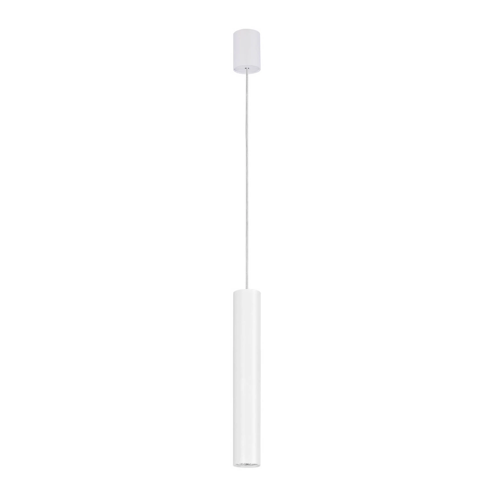 Hänglampa Eye, 1 lampa, vit, skärmhöjd 40 cm