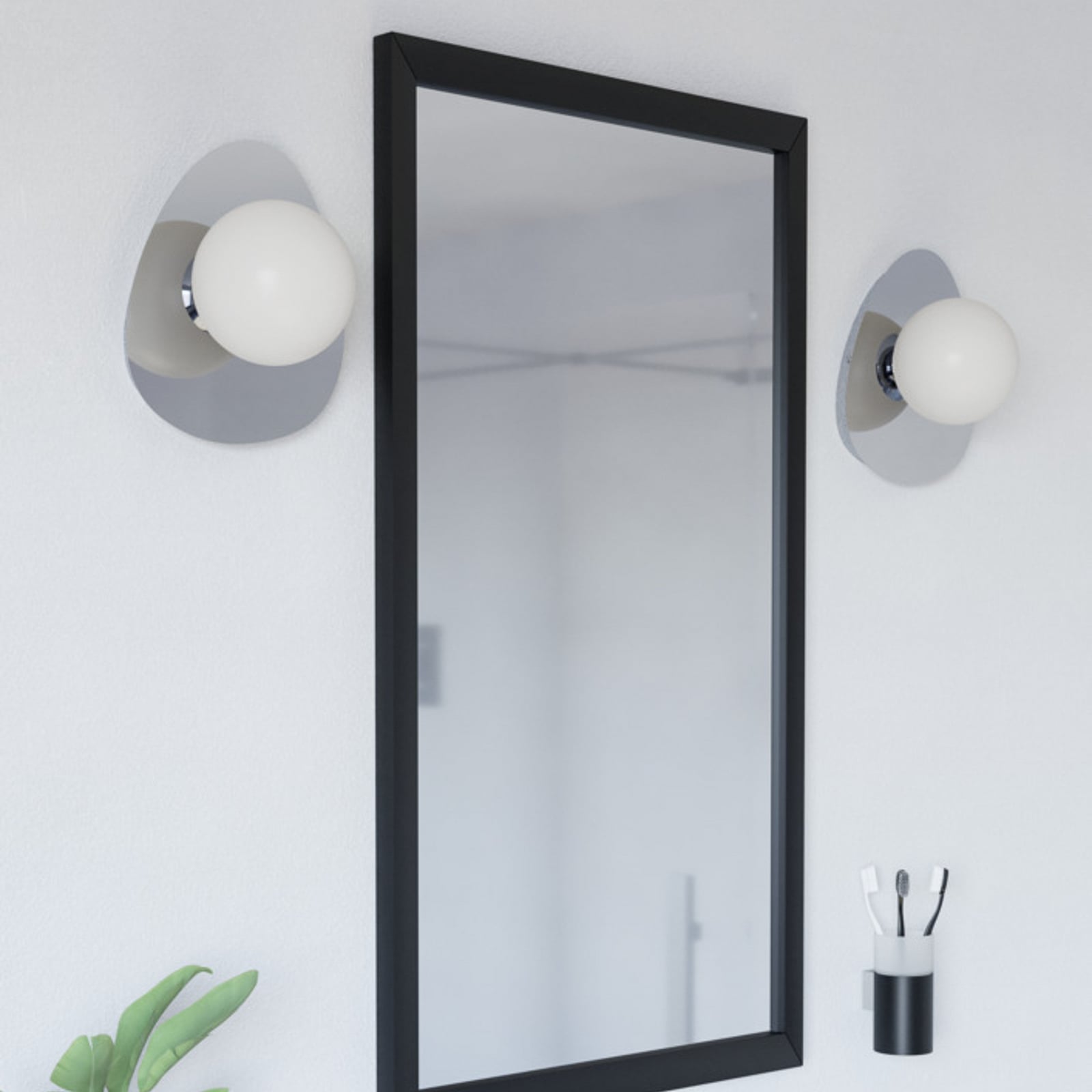 EGLO plafondlamp CASTROVIDO chroom 24 cm, 1-lamp, IP44 G9-LED