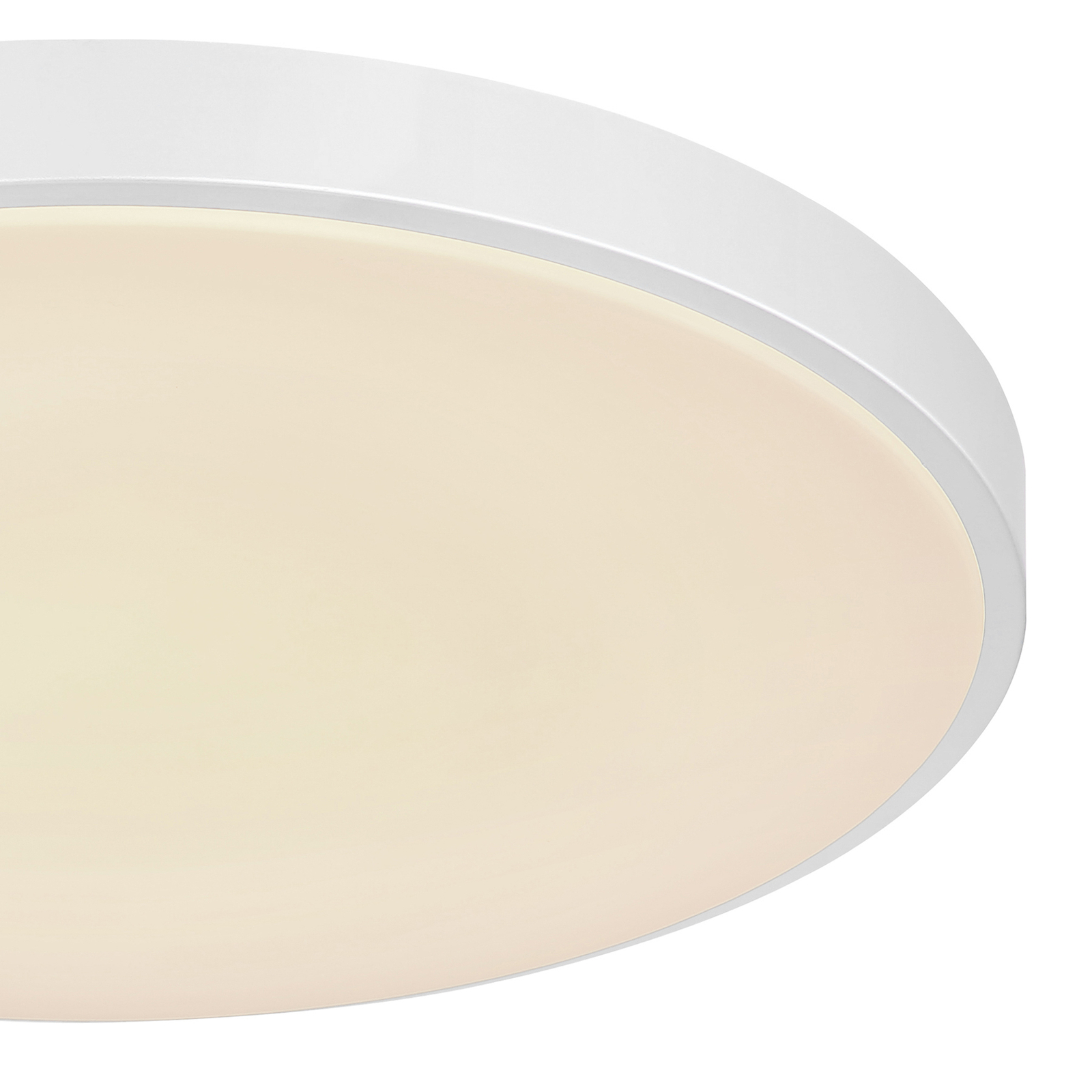 LED-Deckenleuchte Sonny, silber, CCT, Ø 50,5 cm