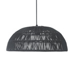 PR Home outdoor hanging light Hue, black, UK plug, Ø 45 cm