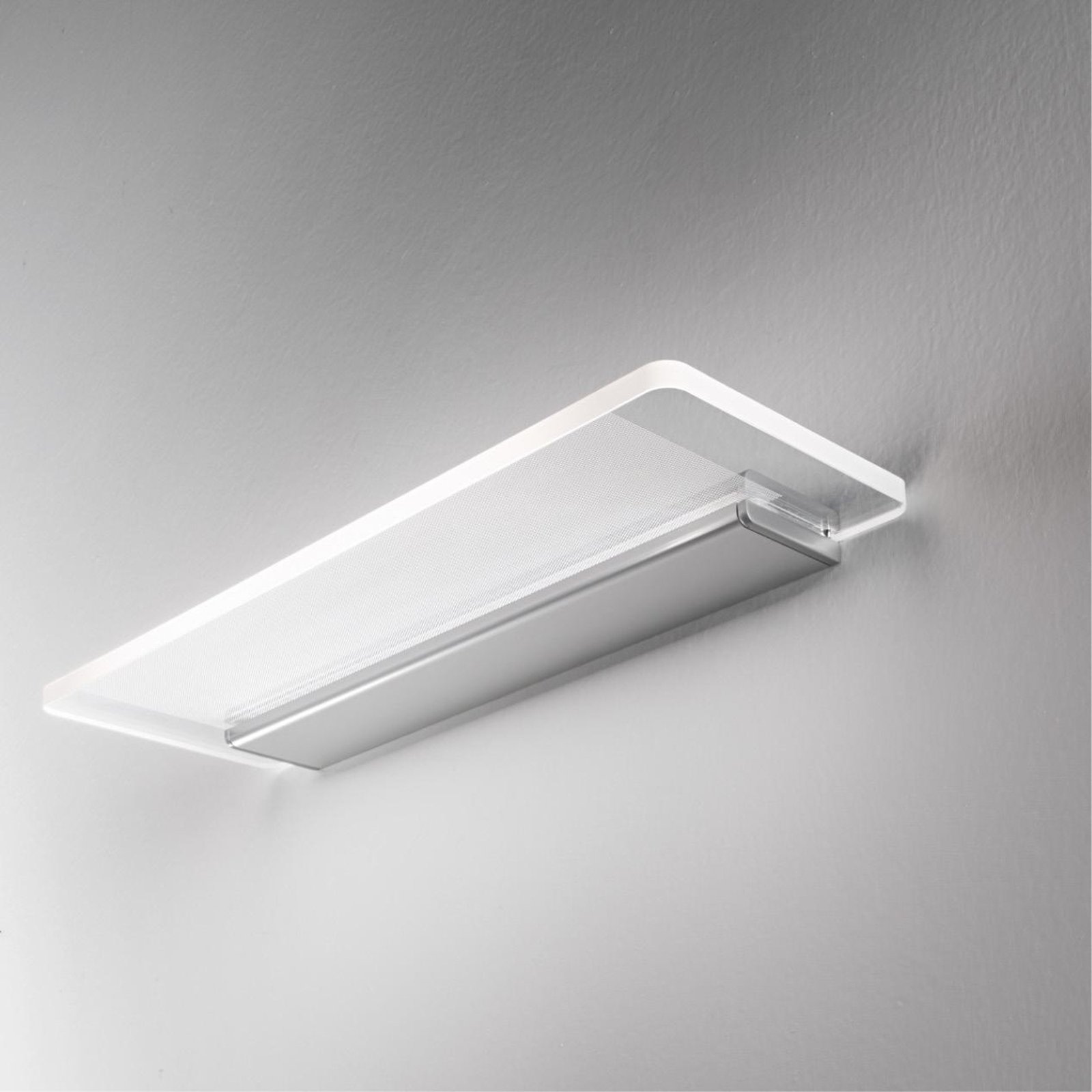 Aplique de pared LED Skinny, aluminio anodizado, aluminio, PMMA,