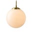 white satin-finished / antique brass