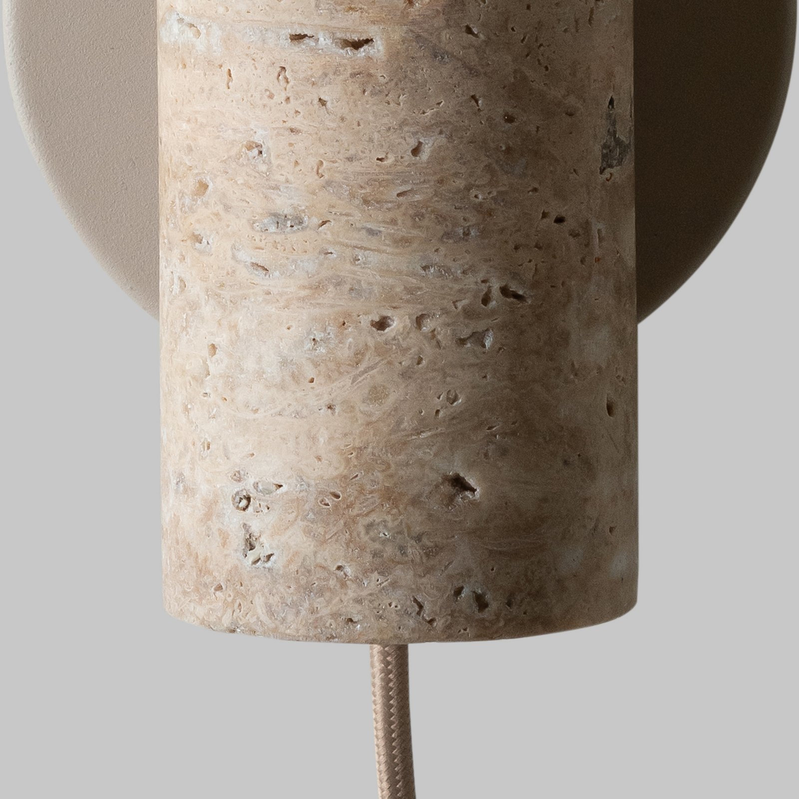 IT'S ABOUT ROMI Wandlampe Tivoli, sandfarben, Stecker, 17 cm