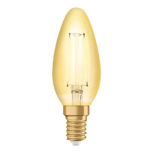 OSRAM LED-Kerze E14 1,5W Vintage Filament 825 gold