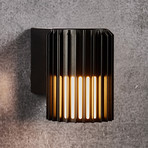 Matrix outdoor wall light, anodised aluminium