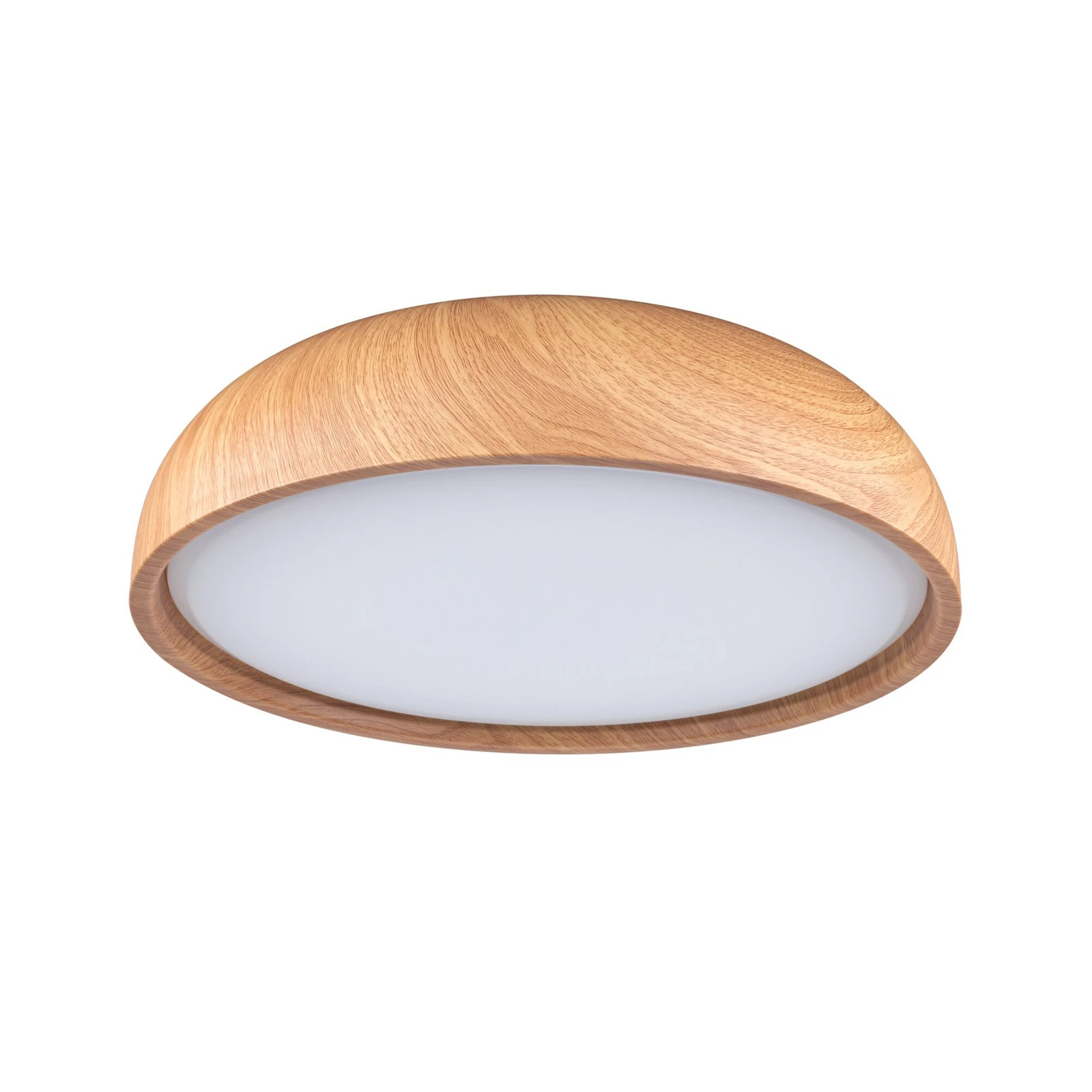 Paulmann Oka LED-Deckenleuchte IP44 CCT Holzoptik