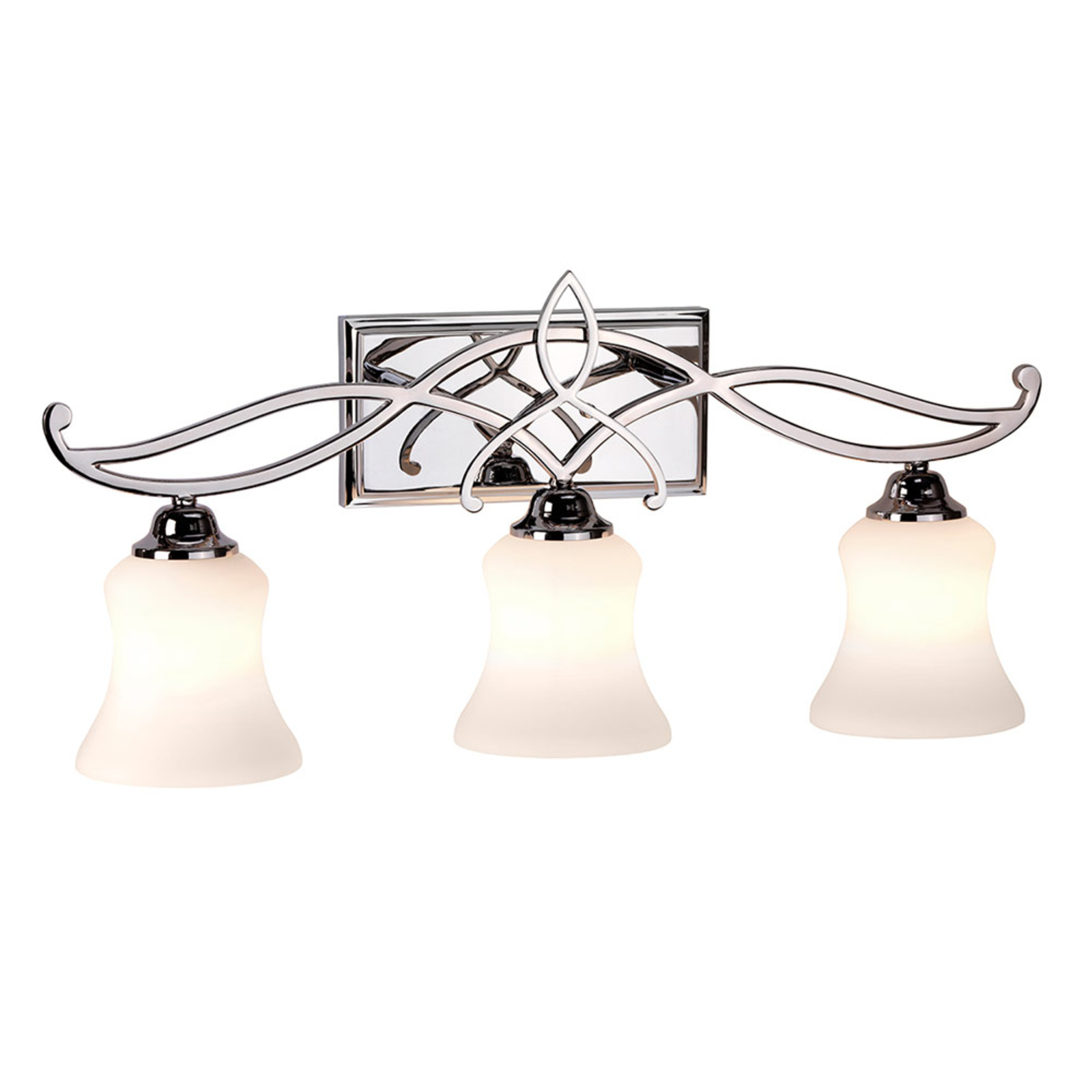 Brooke LED wall lamp, three-bulb