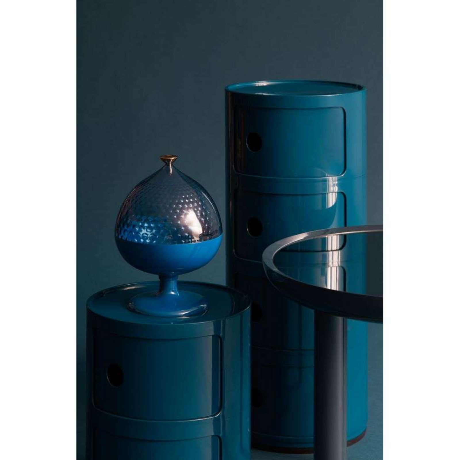 Componibili 2 Oldalasztal Blue - Kartell