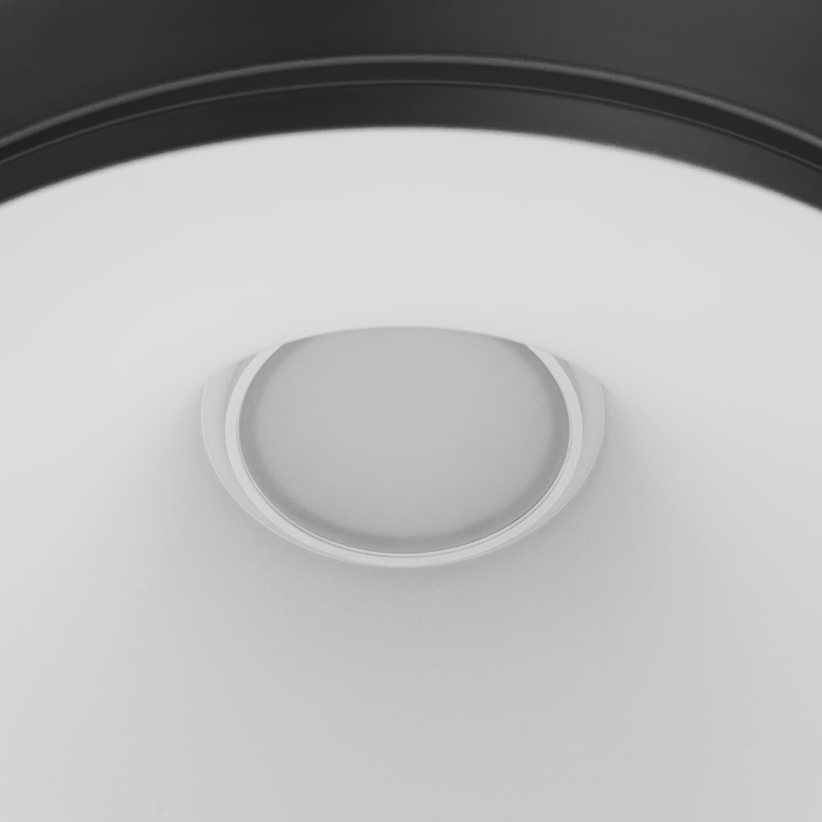 Peaks LED-hengelampe, svart, Ø 35 cm, dimbar, aluminium - Nola