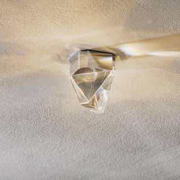 Fabbian Tripla -LED-kattovalaisin, kristalli