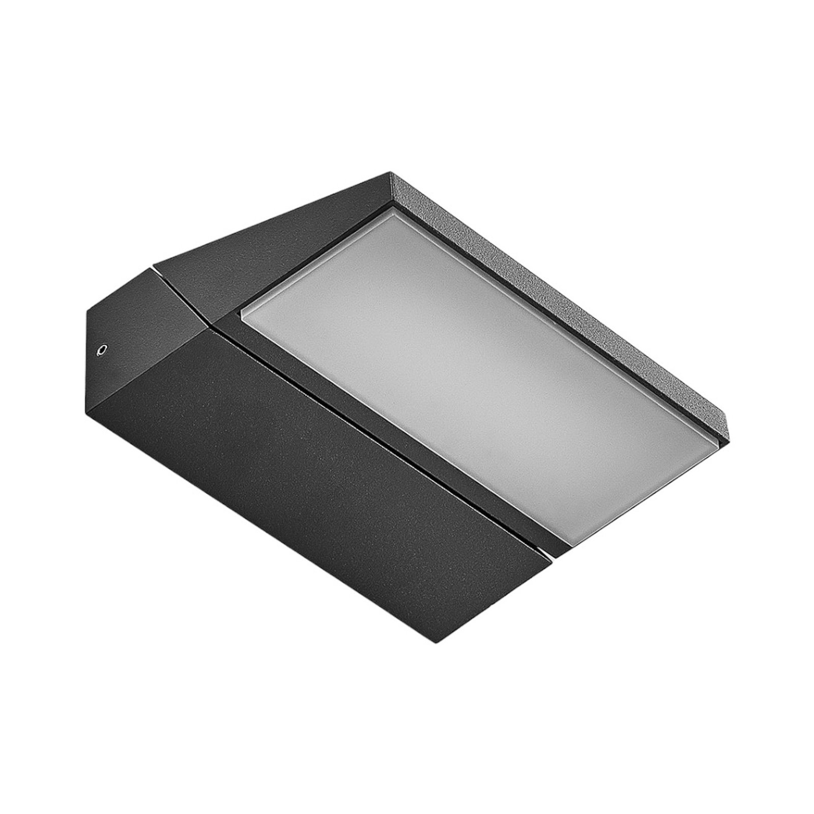 Auda LED Außenwandleuchte Anthracite - Lucande