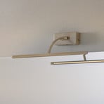 Candeeiro de parede LED Matisse, largura 45 cm, prateado