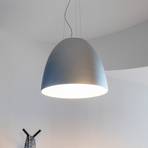 Artemide Nur App LED hanging light, metallic grey