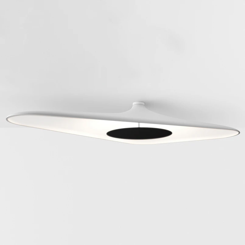 Luceplan - Soleil Noir Ceiling Lamp H18,5 White