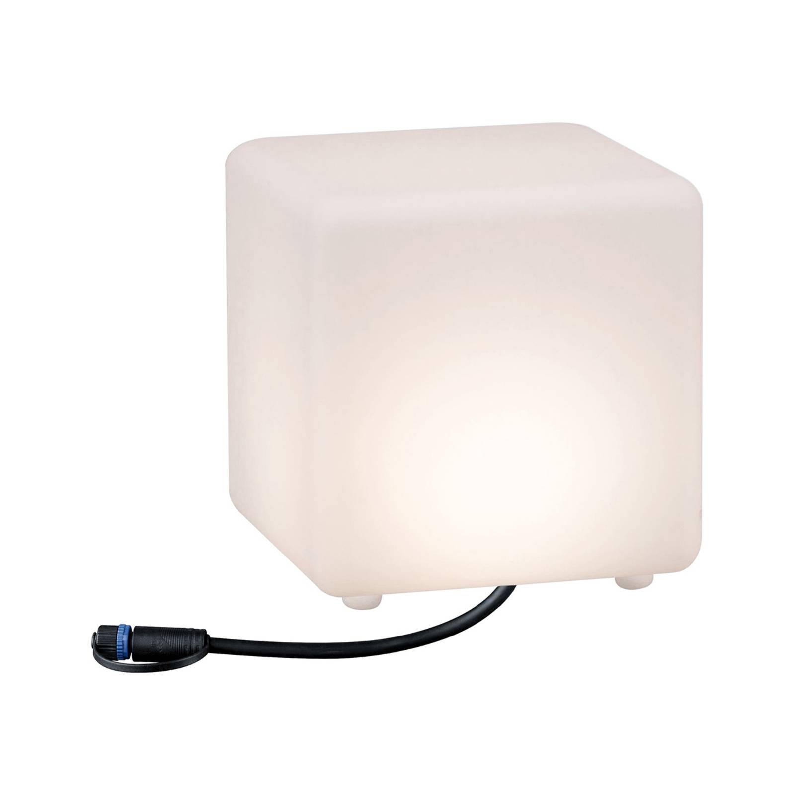Paulmann Plug & Shine Cube decorative lamp, ZigBee, RGBW, plastic, 2.8 W, energy efficiency: A+, L: 20 cm, W: 20 cm, H: 20 cm