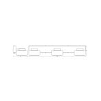 OSRAM LED-Wandleuchte ORBIS FLAME, χρώμιο, 3-φωτιστικά, CCT, IP44