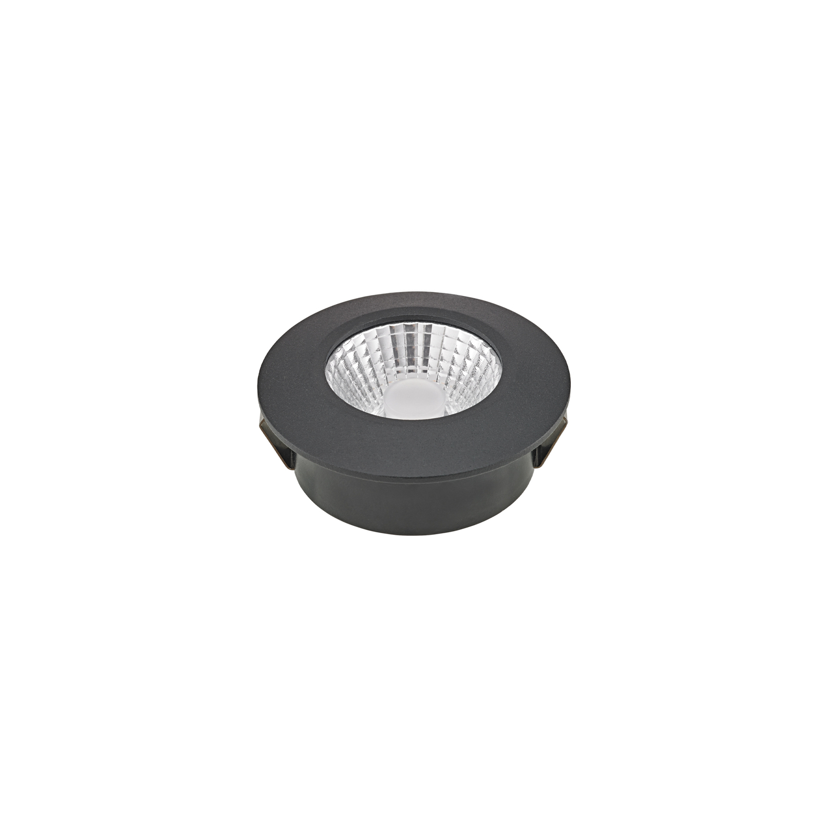 Diled LED recessed ceiling spotlight, Ø 6.7 cm, dimmable, black