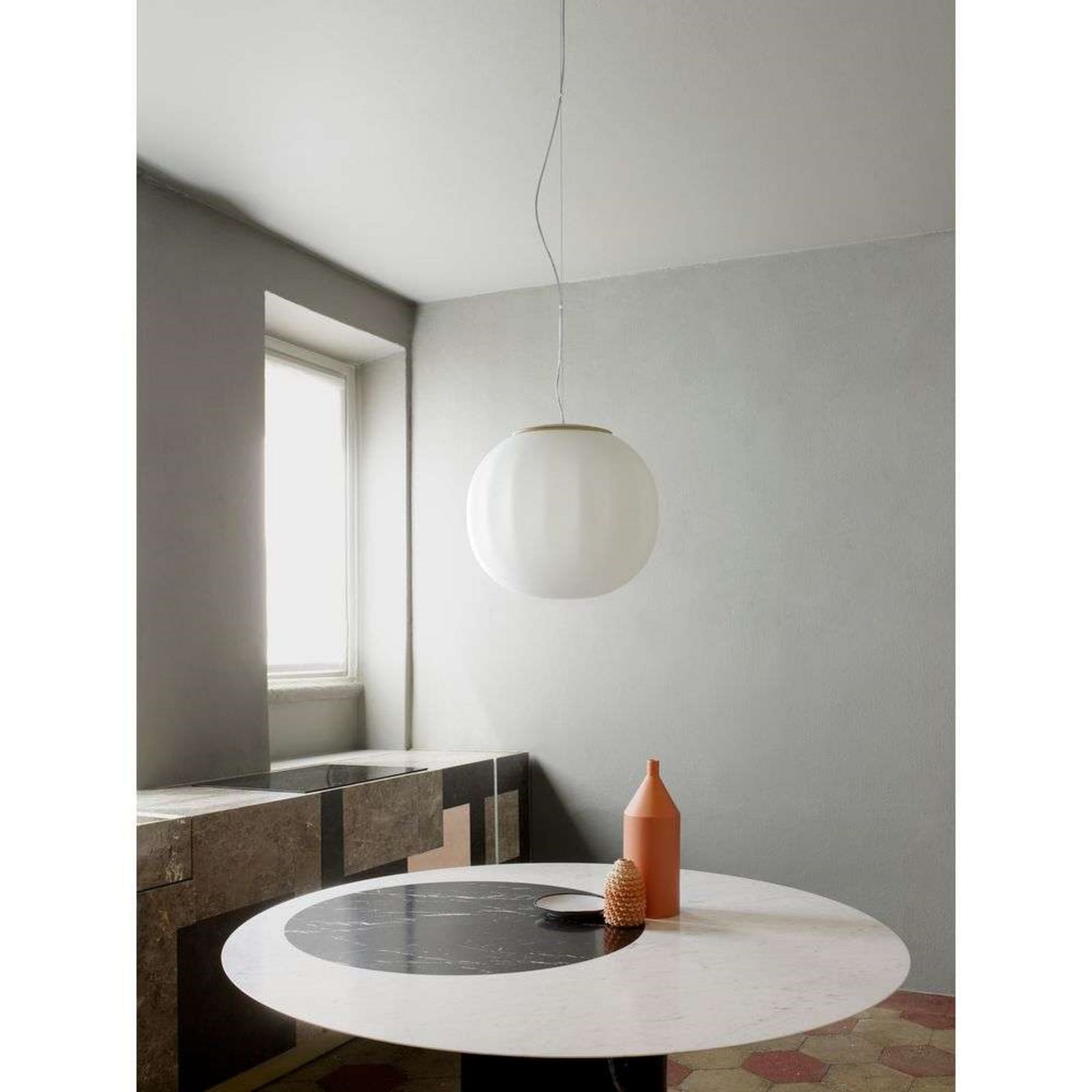 Lita Pendel Ø42 Brass Luceplan - Stue - Glas
