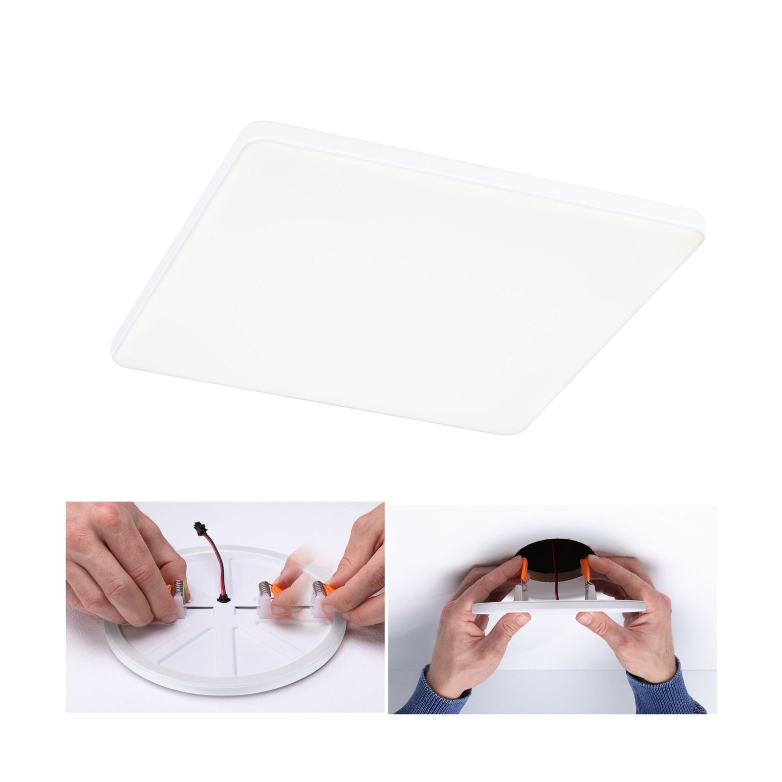 Paulmann Veluna Edge IP44 4000K angular dimmable