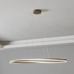 Suspension LED EGLO CAMEROTA, beige, 111 x 38 cm, télécommande