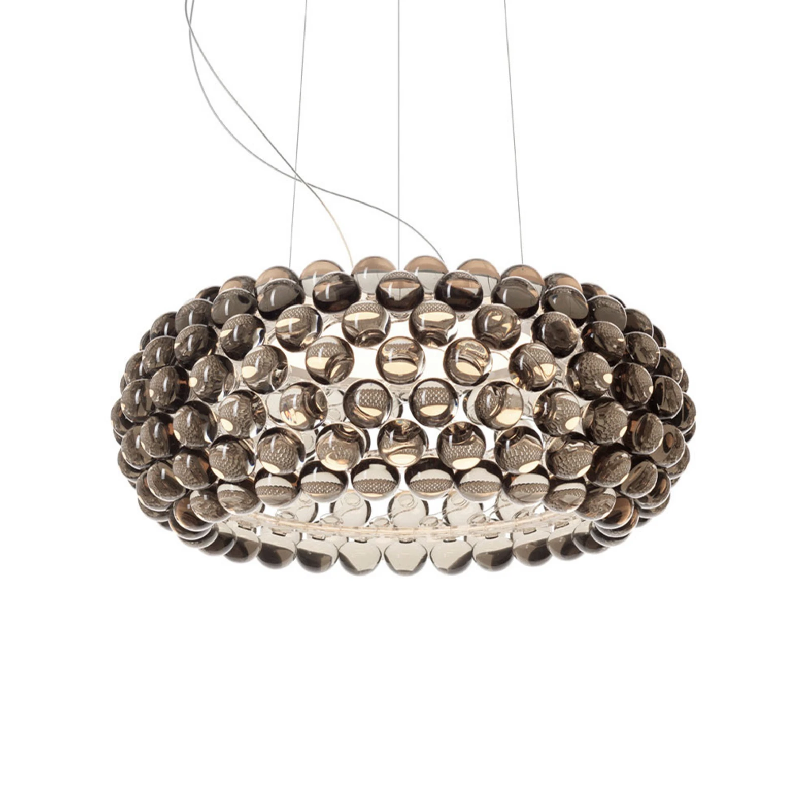 Foscarini Caboche Plus media pendulum prigušiva siva