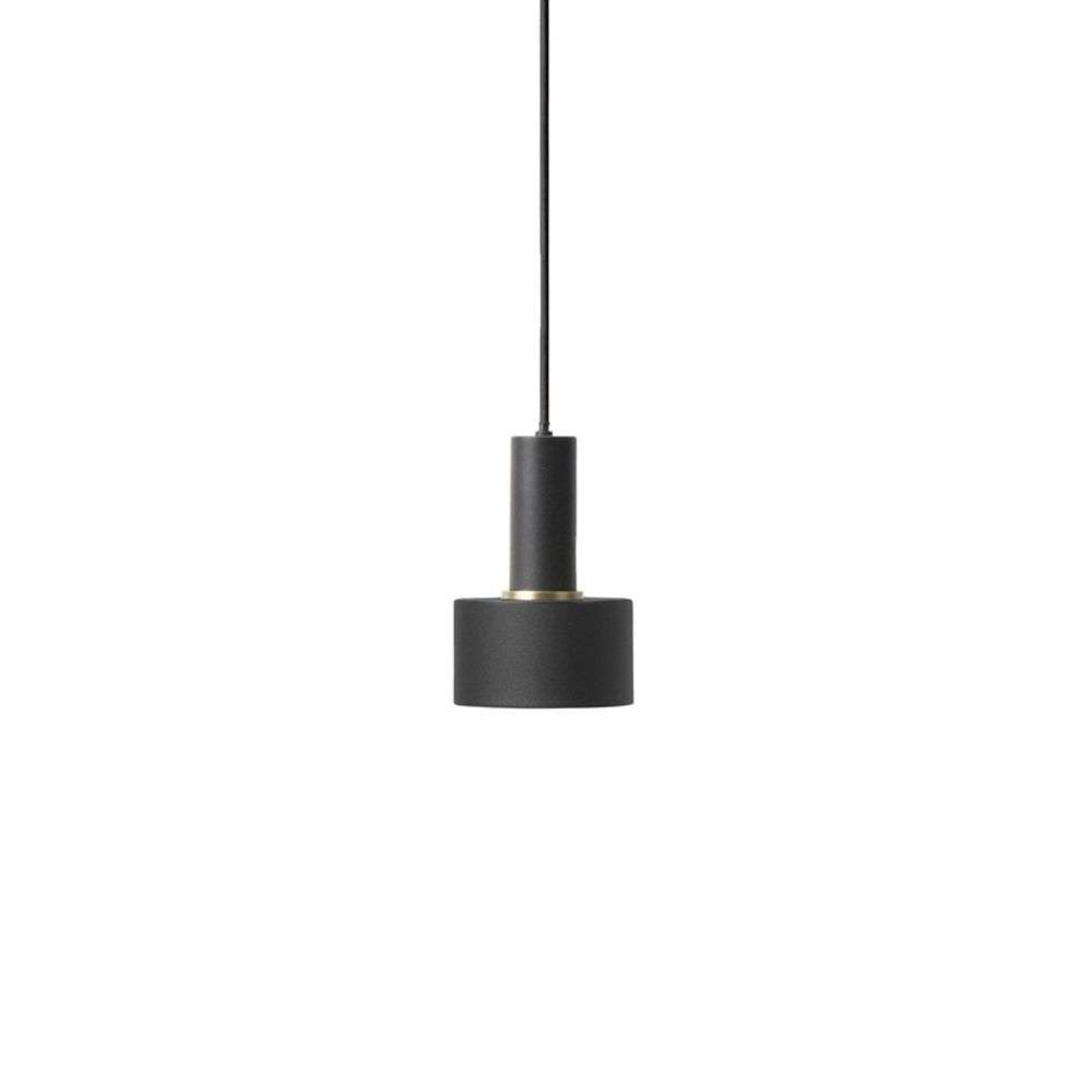 Collect Závěsná Lampa Disc Low Black - Ferm Living