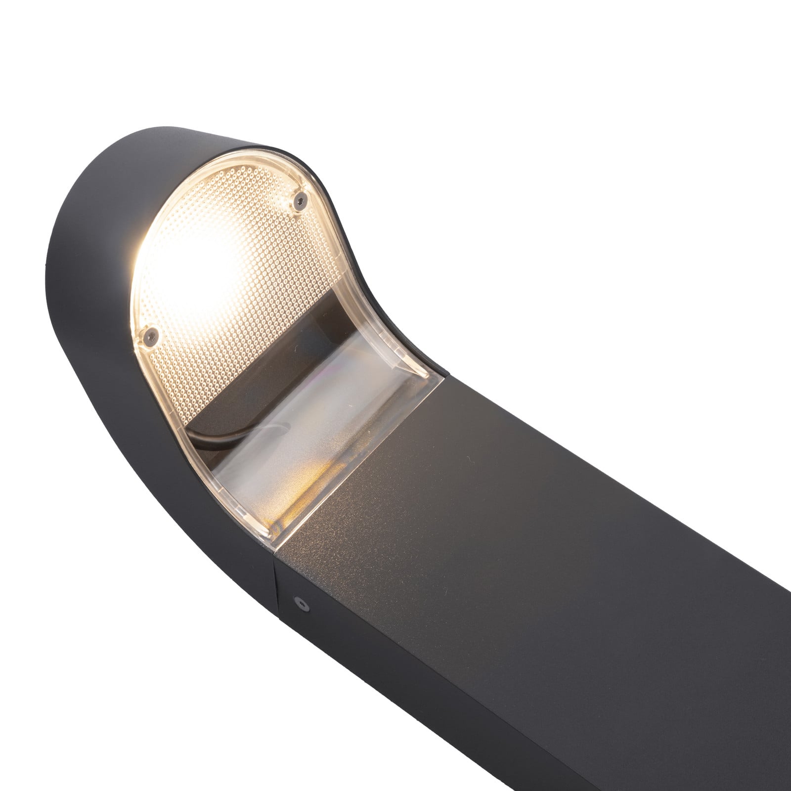 Molde LED-pullert 80 cm, betongrundfæste, grafit Norlys - Aluminium