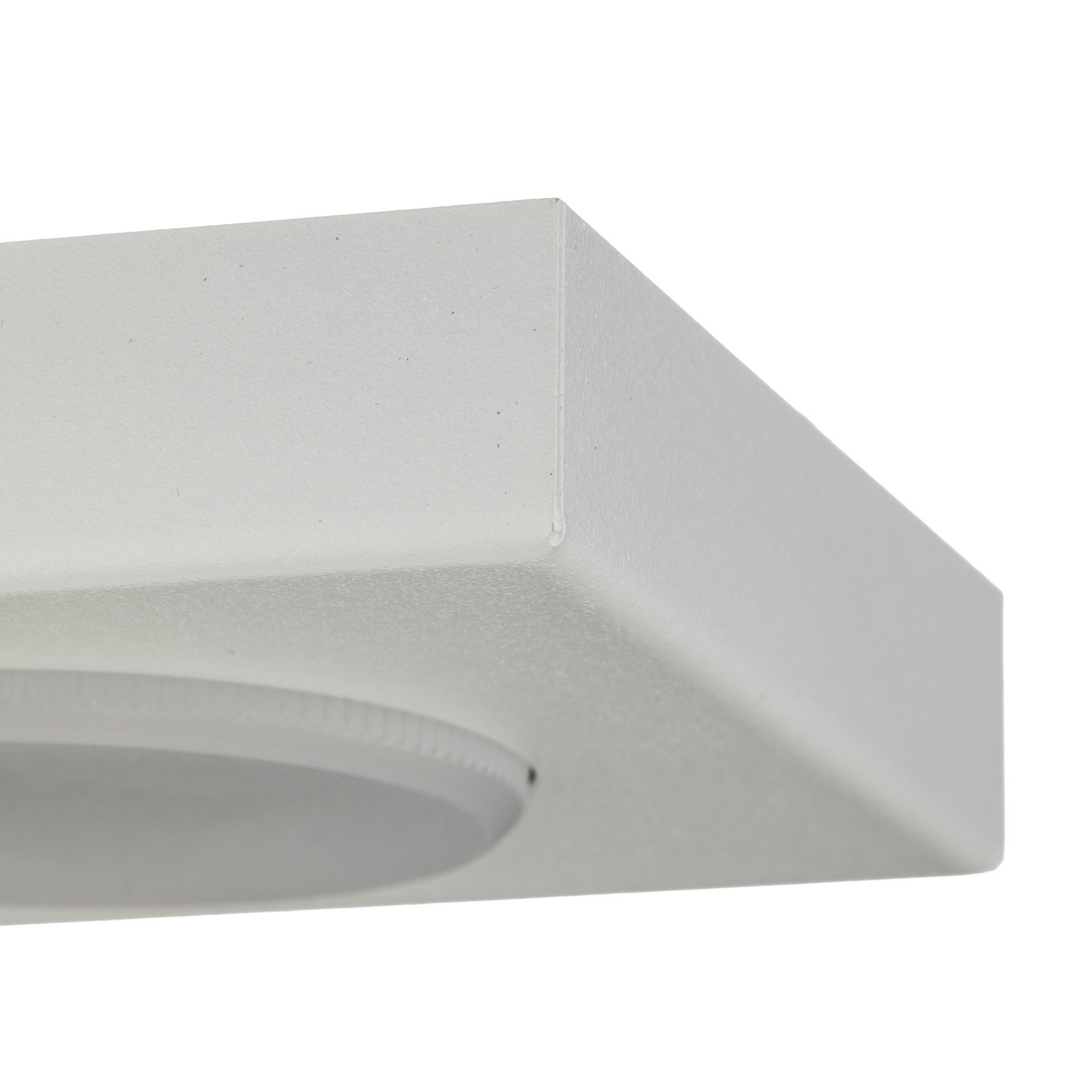 Plafonieră Hero, albă, 12 x 12 cm, metal, GX53