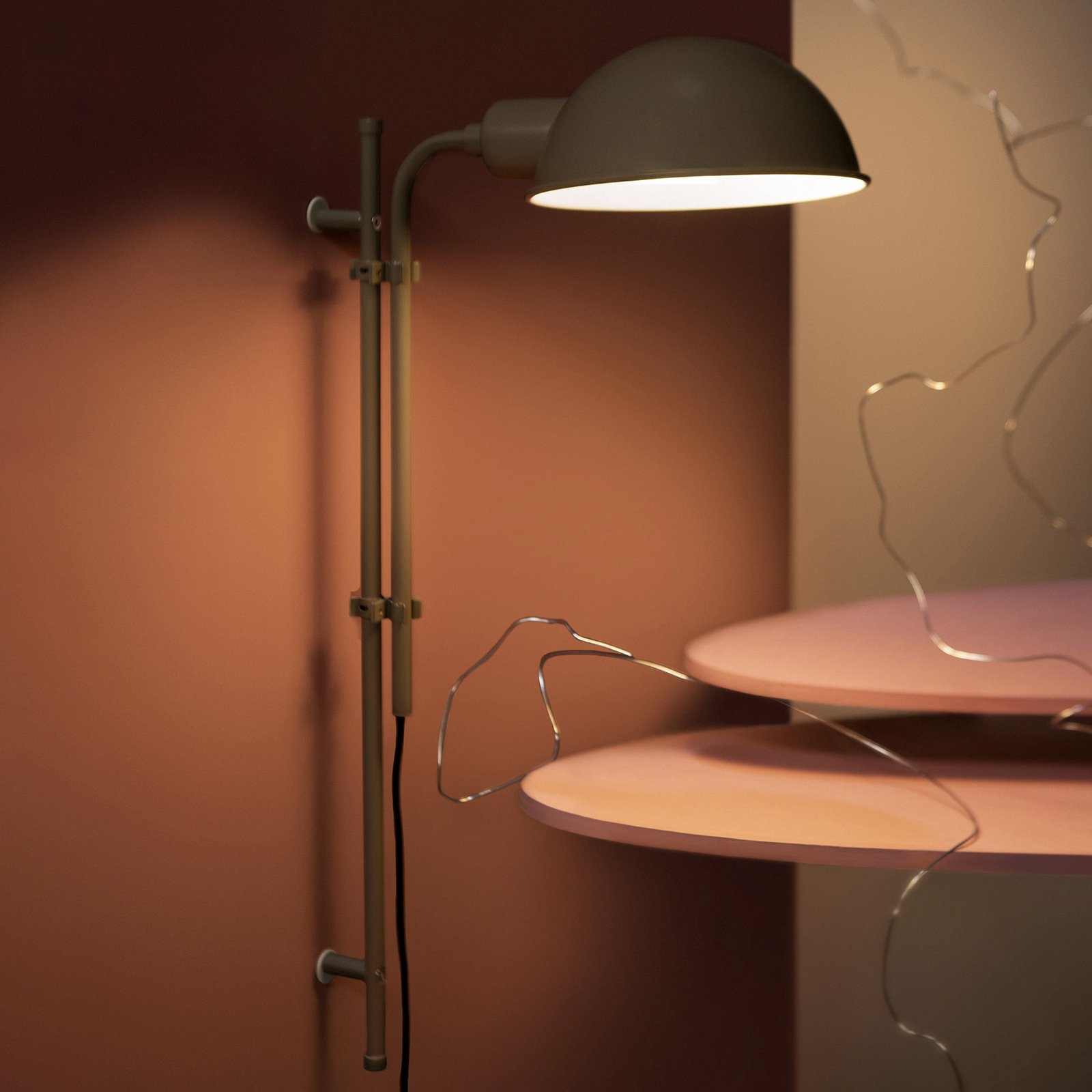 MARSET Funiculí A wall light, adjustable