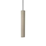 Tube Flex hængelampe, højde 35 cm, beige, metal – Antidark
