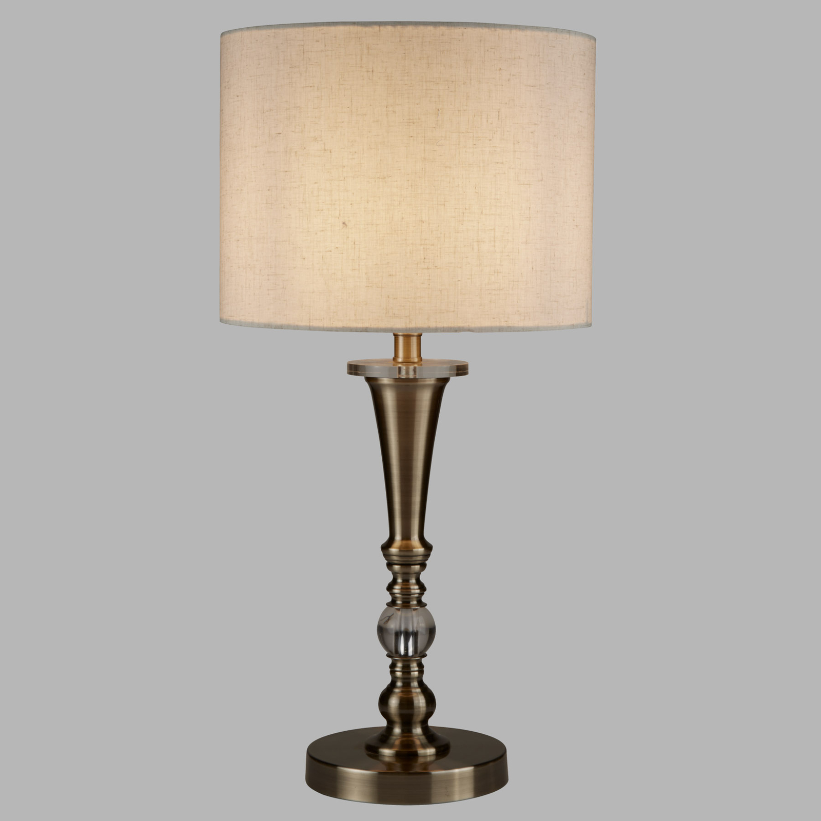 Oscar table lamp with a lampshade in a linen look