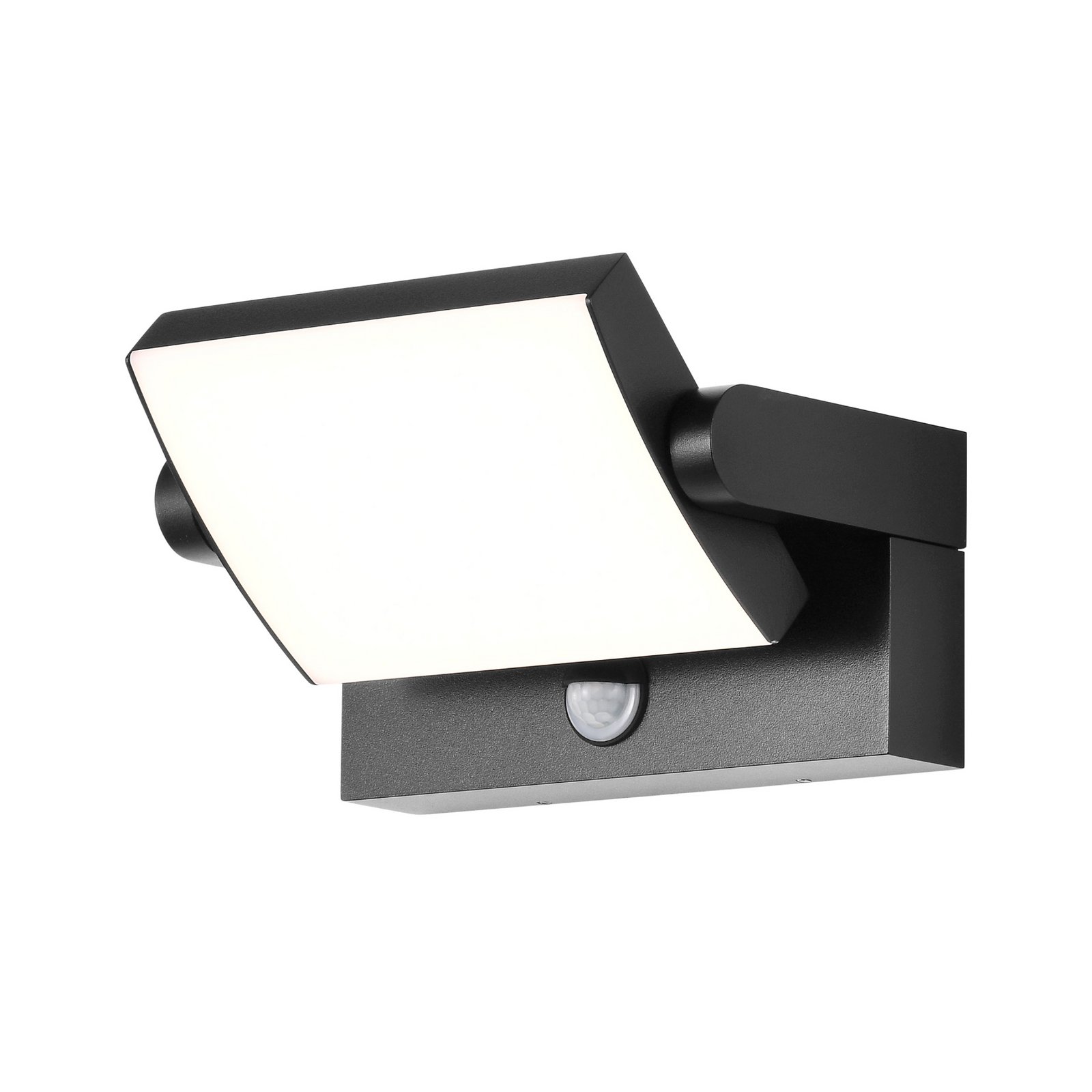 Candeeiro de parede LED CMD 9081, sensor, antracite, 21 cm, CCT, IP54