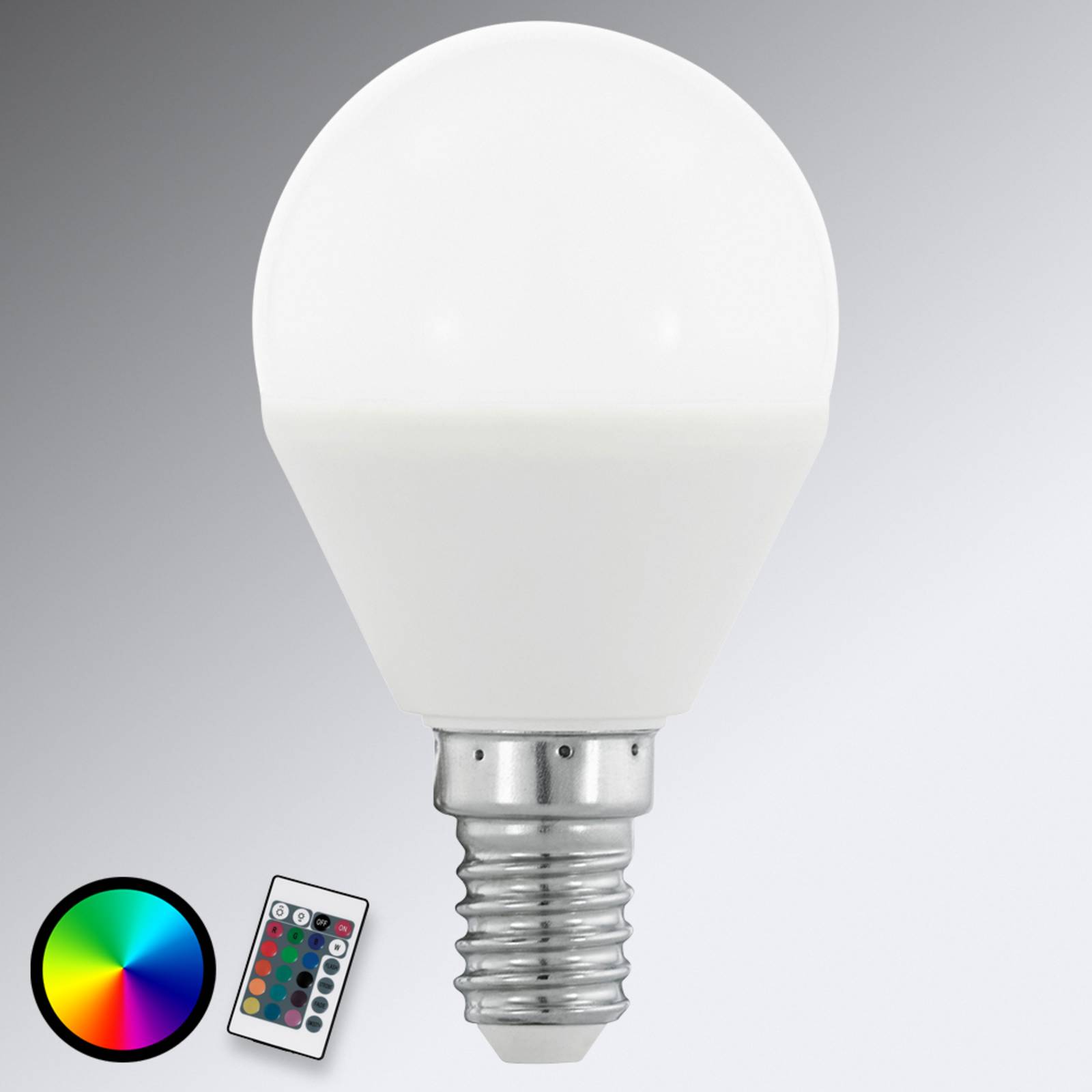 Ampoule goutte LED E14 4W 830, mate, RGB Luminaire.fr