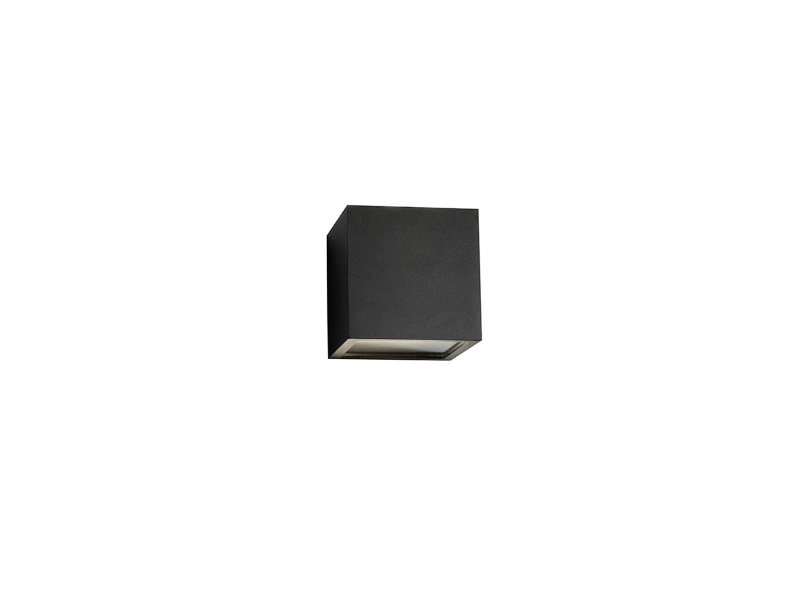 Cube LED Venkovní Nástěnné Svítidlo 3000K Up/Down Black - LIGHT-POINT