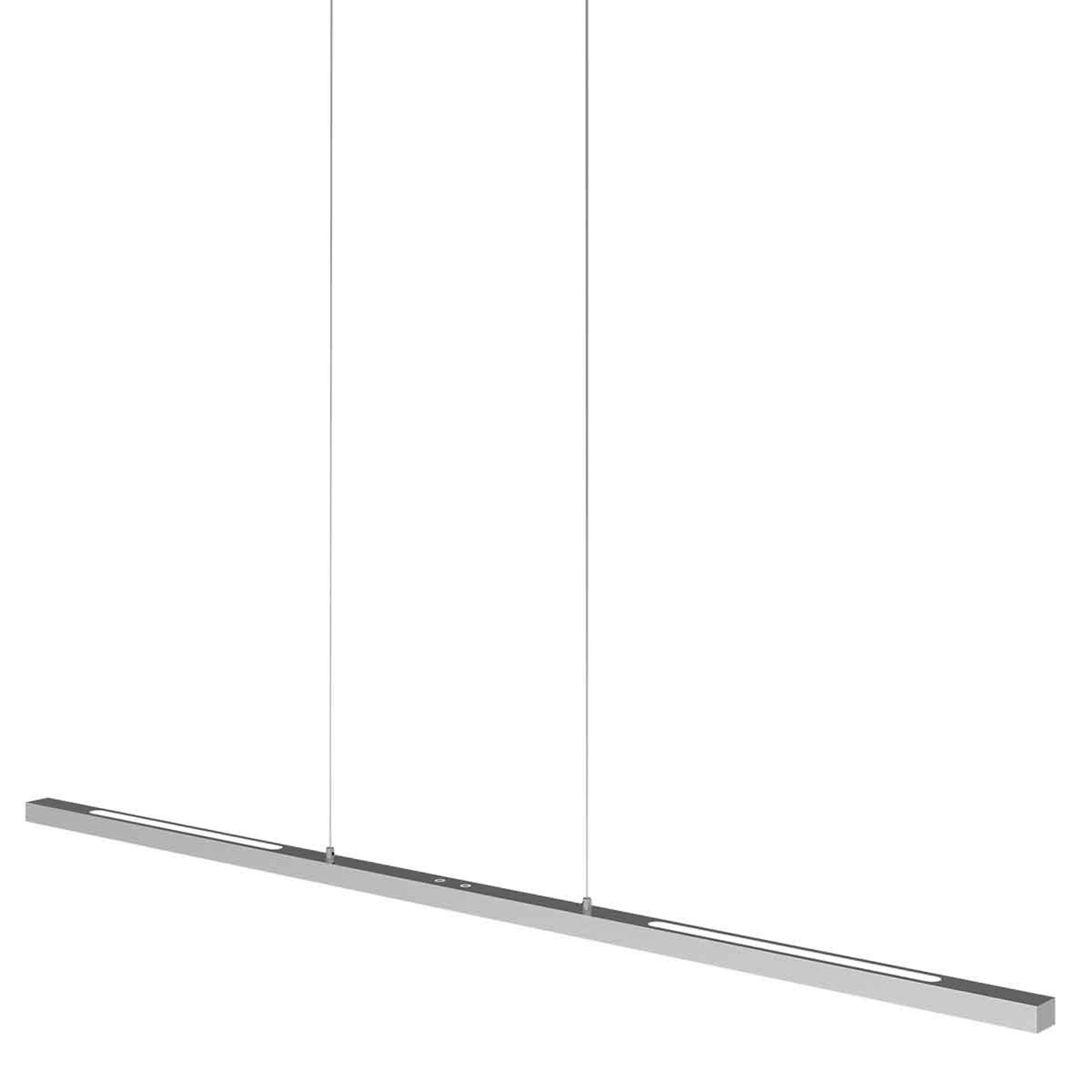 LED-Hängelampe Bande, up/down, stahl, 120 cm, CCT, Dimmer