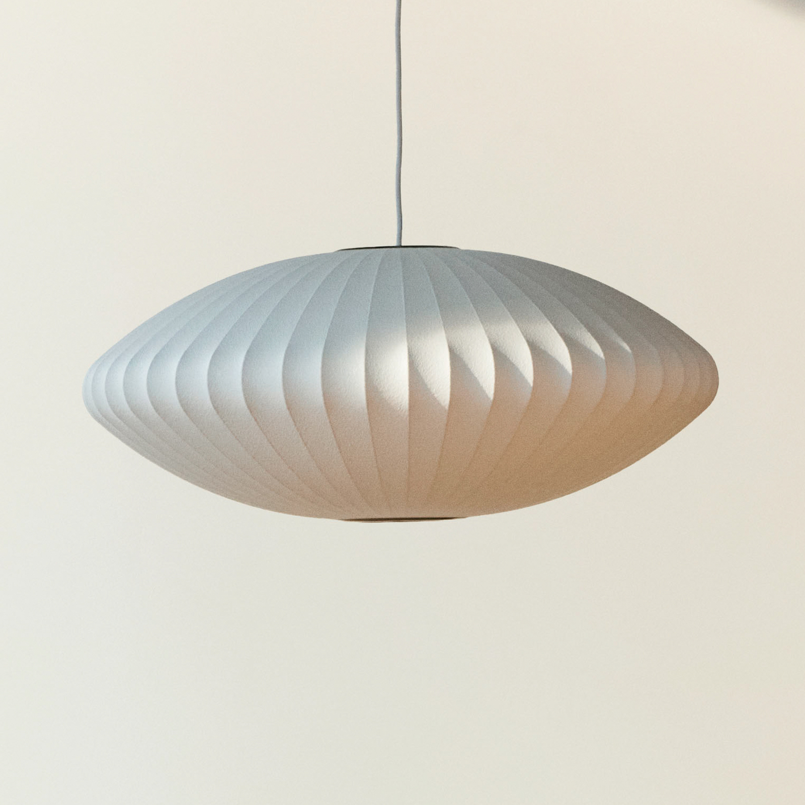 HAY Nelson Saucer Bubble S pendant light, Ø 44.5 cm, white