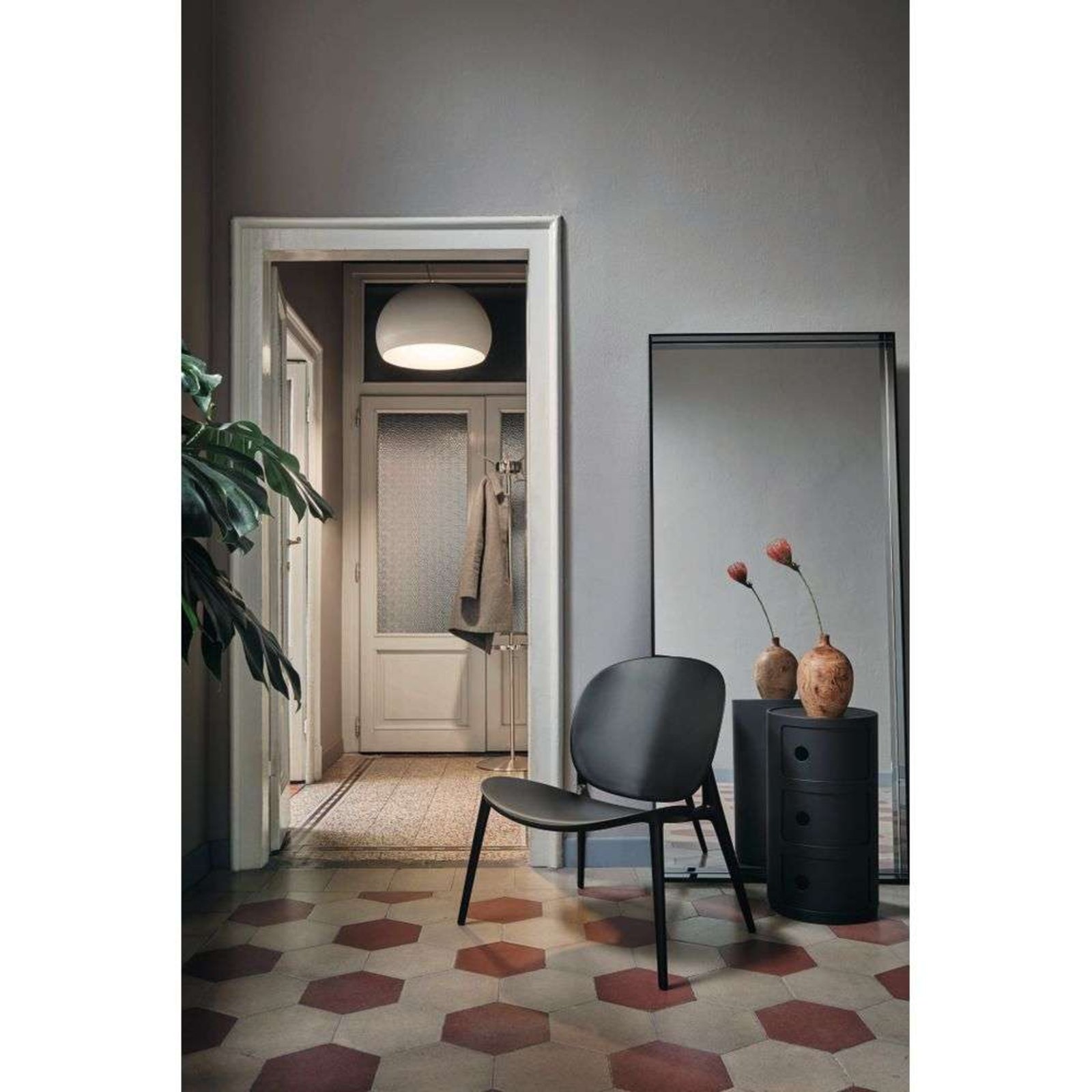 Componibili 4 Sidobord Black - Kartell