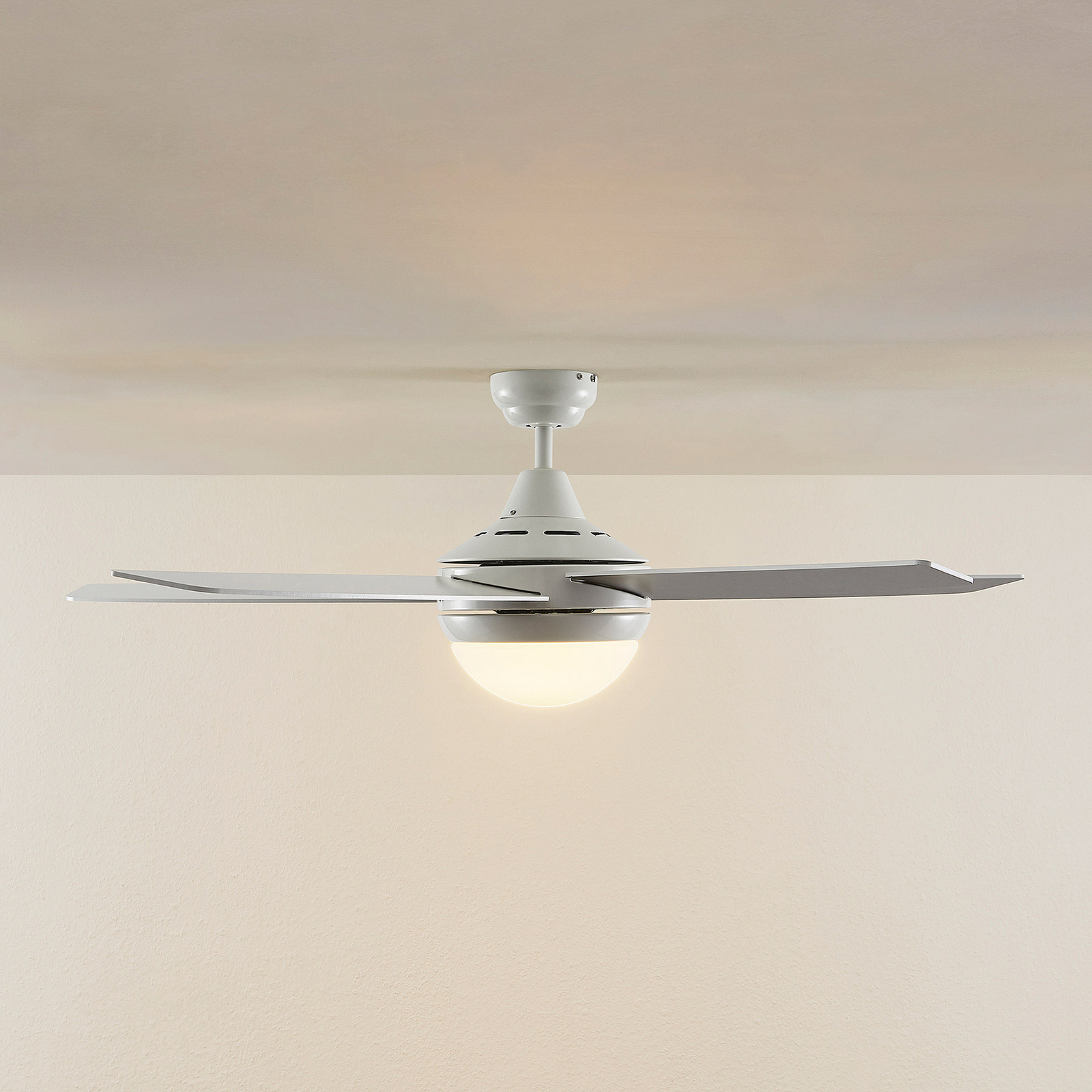 Starluna Auraya stropní ventilátor bílá/dub
