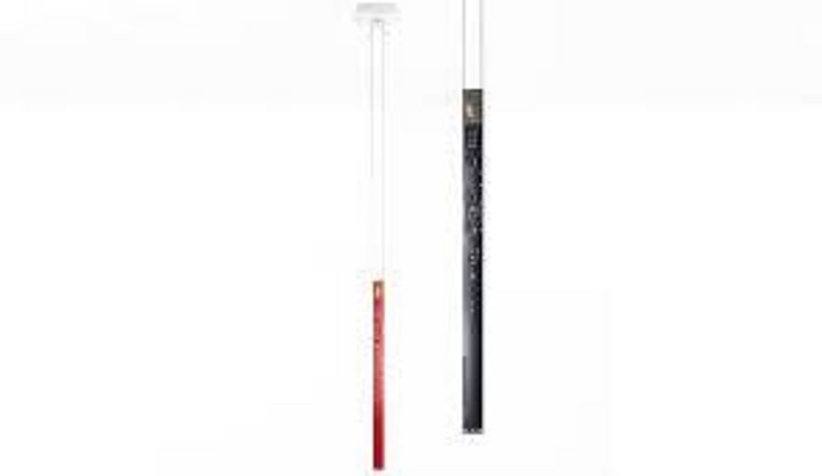 Lámpara colgante LED de diseño One New Flame, rojo