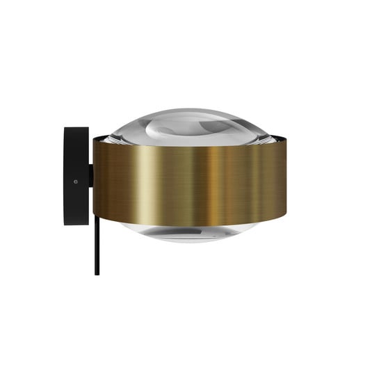Puk! 120 Wall LED-Spot Linsen klar messing/schwarz