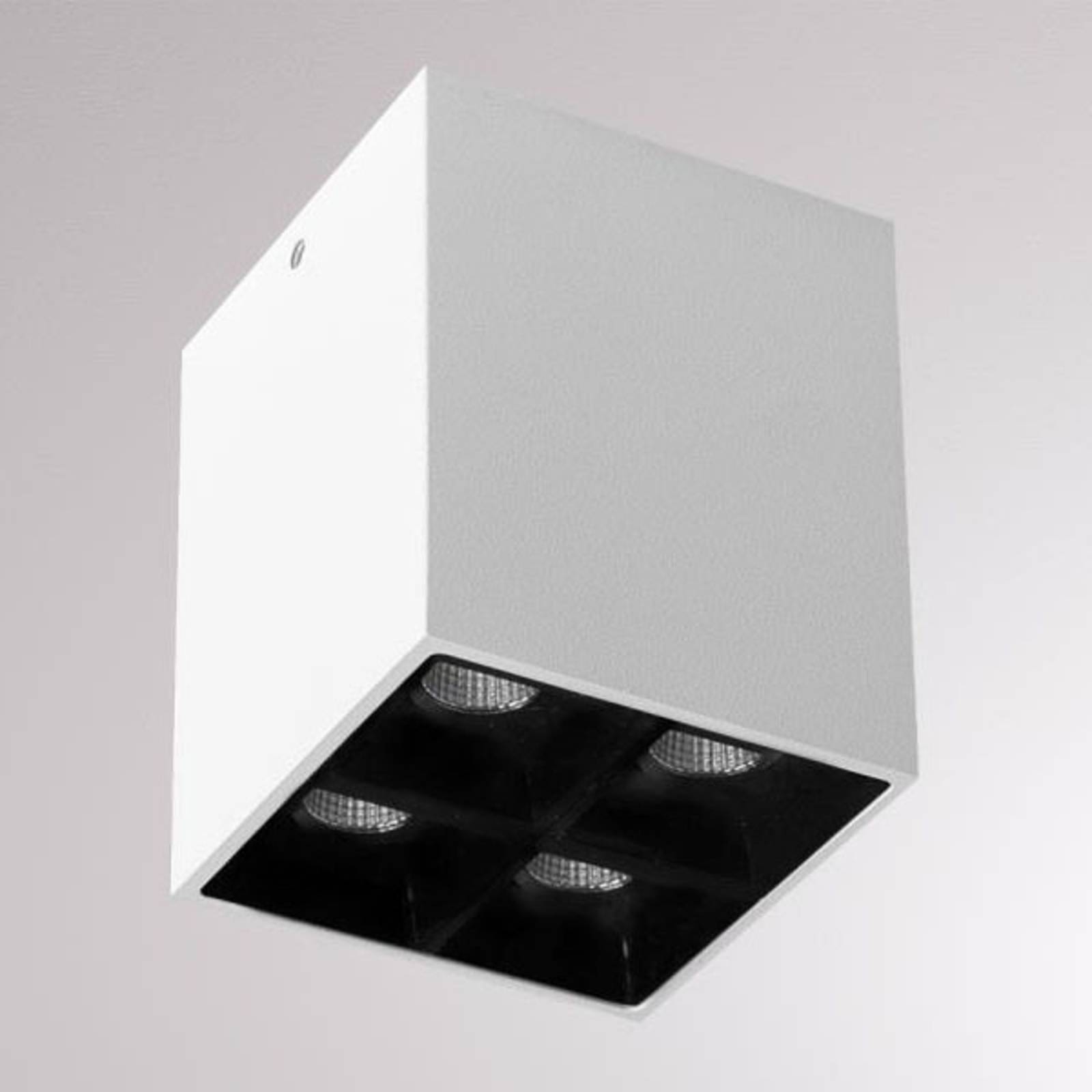 Molto Luce Liro LED-takspotlight vit/svart 34° 3 000 K