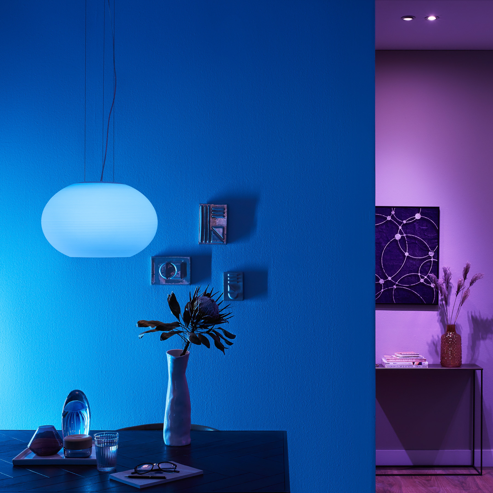Erfgenaam kwartaal Dagelijks Philips Hue Flourish LED hanglamp, RGBW | Lampen24.be