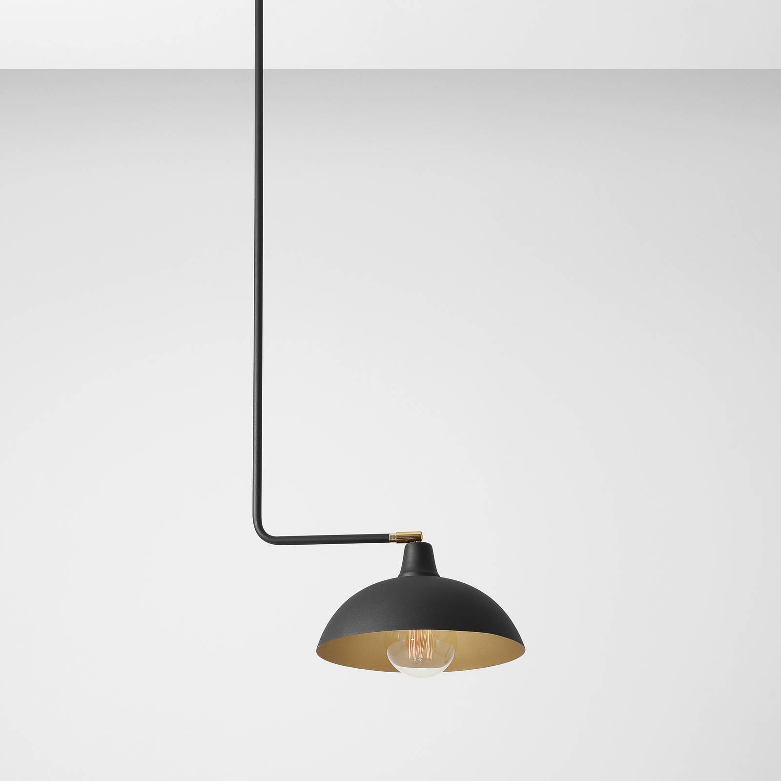Lampa wisząca Espace z regulowanym kloszem