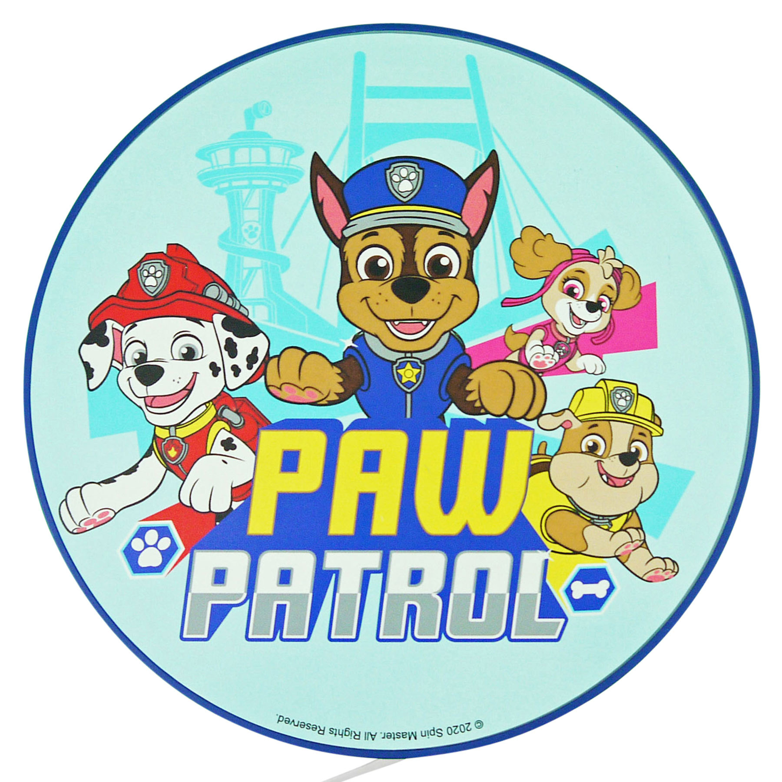 Paw Patrol væglampe, blå |