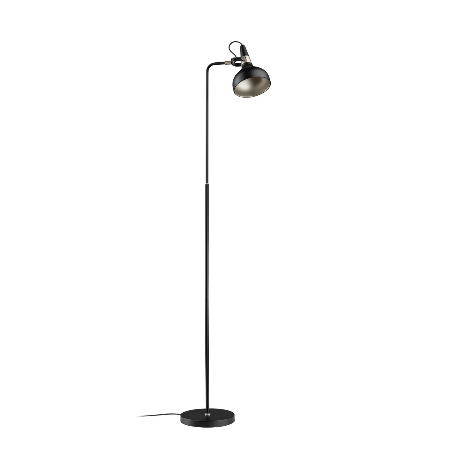Paulmann Juna STYLE floor lamp, black, height 158 cm, metal