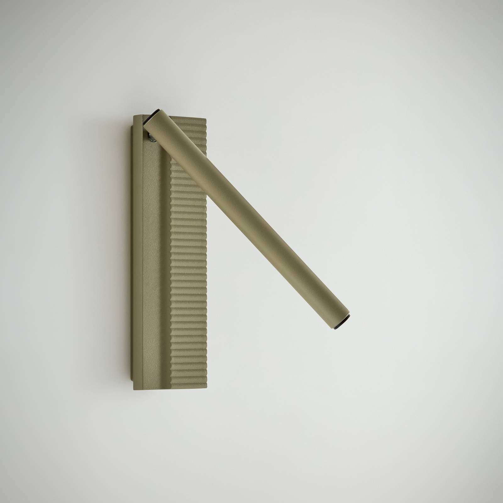  Bover Bover Led Wall Light Arid A/02 Olive, Aluminium, 2,700 K 