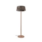 Pyravo -pystysuora terassilämmitin, ruskea, 200 cm, alumiini, IP44 – Lucande