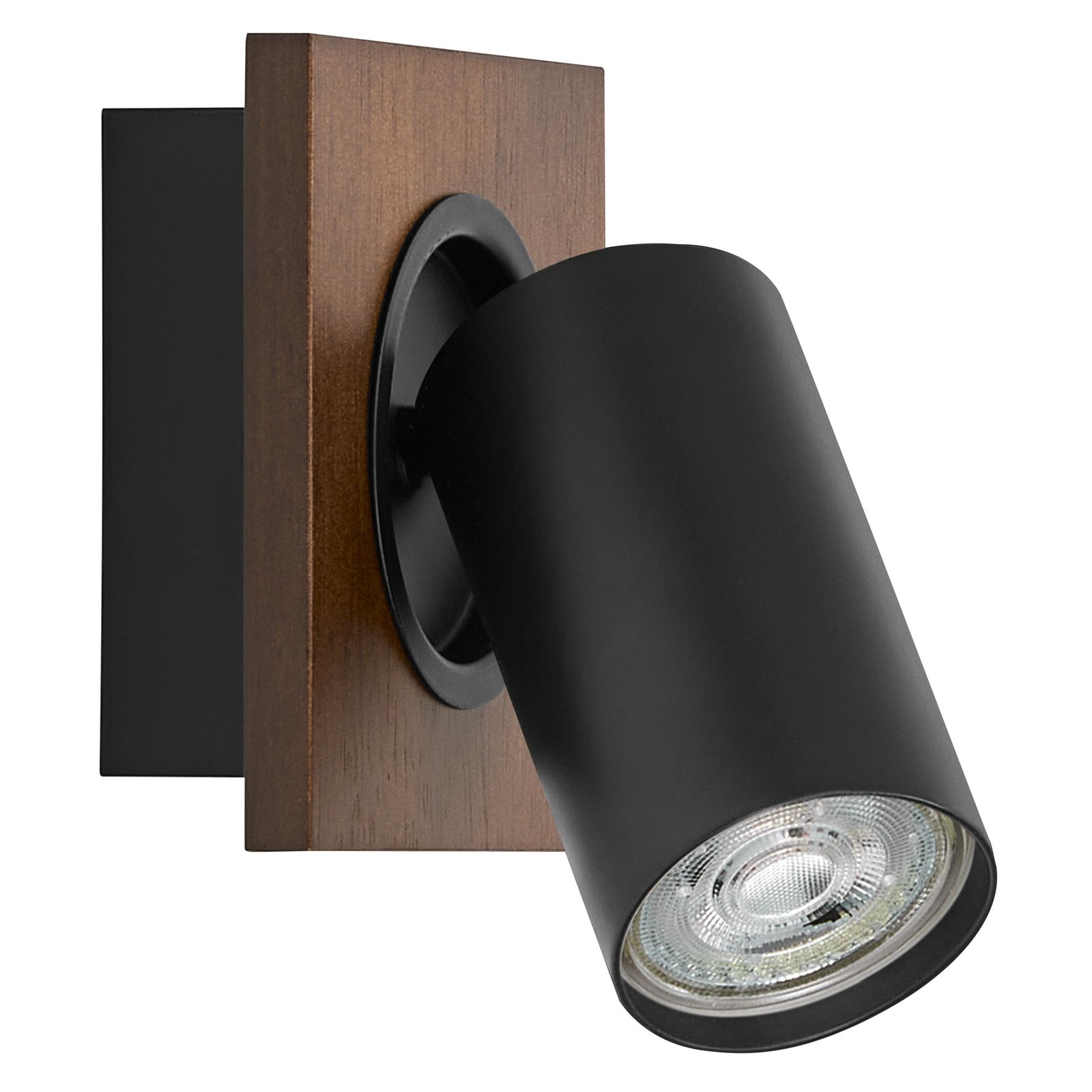 LEDVANCE LED-Wandstrahler Mercury GU10, Holz/schwarz