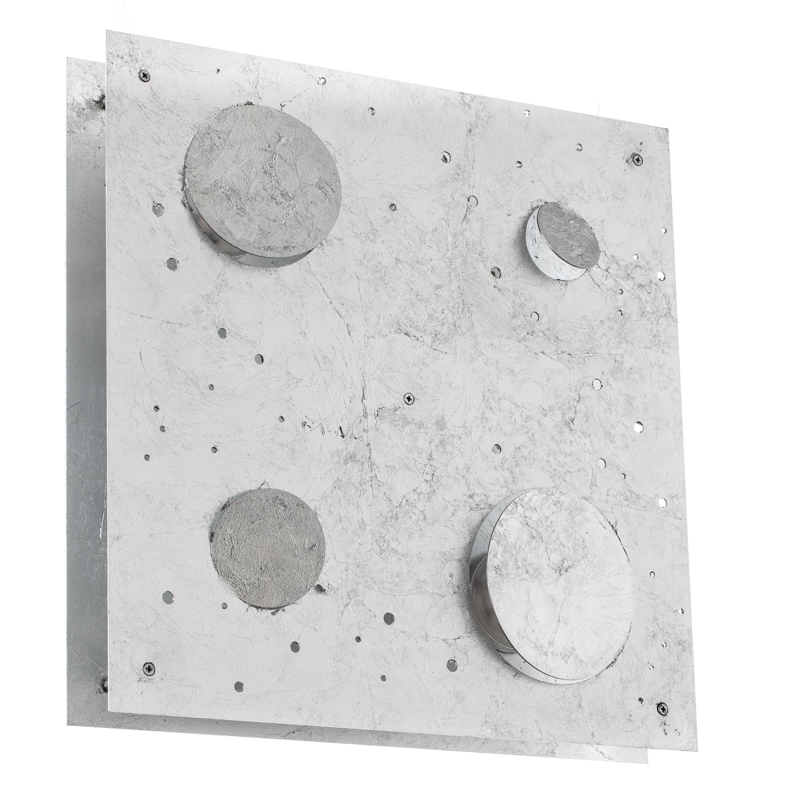 Knikerboker Buchi aplique 32x32cm hoja de plata