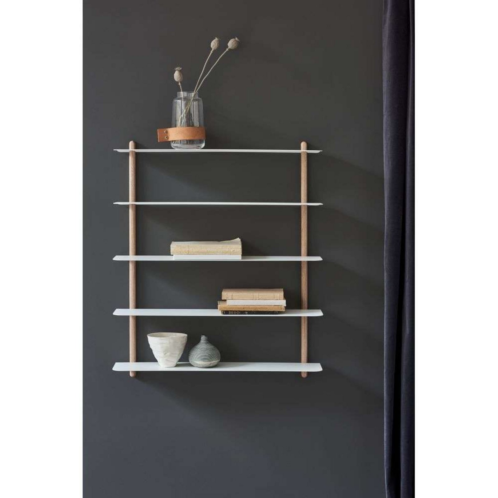 Nivo Shelf E Lumină Stejar/Alb - GEJST